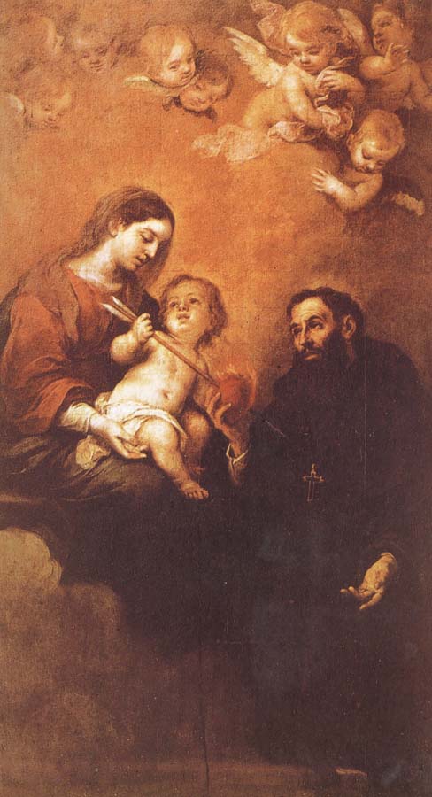 St. Augustine and Our Lady and Son